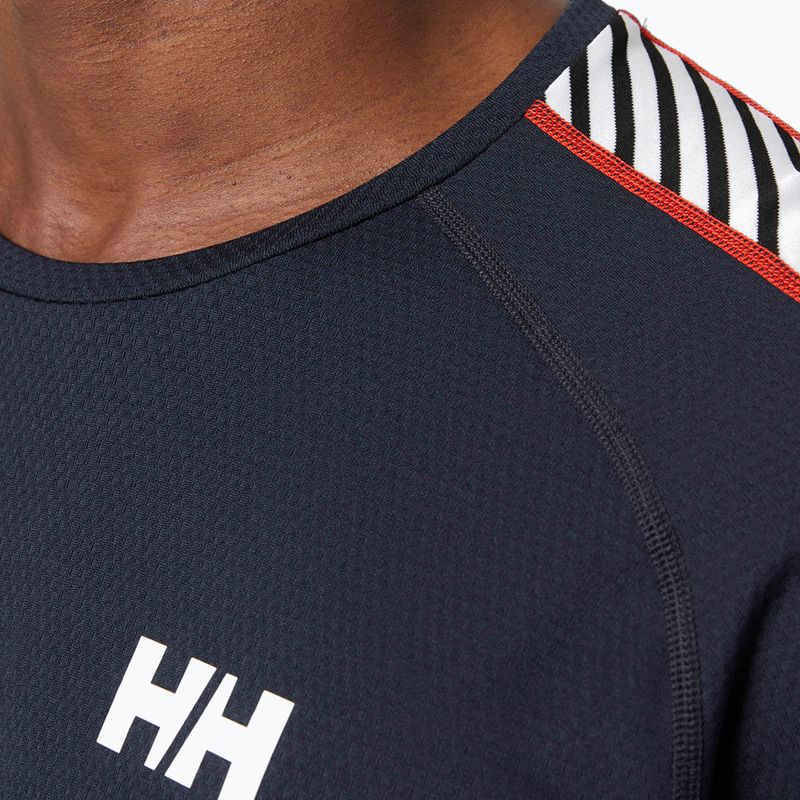 Férfi hőaktív pulóver Helly Hansen Lifa Active Stripe Crew navy 3
