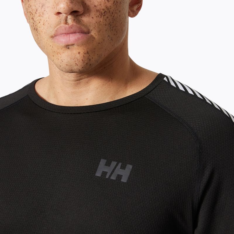 Férfi hőaktív pulóver Helly Hansen Lifa Active Stripe Crew fekete 3