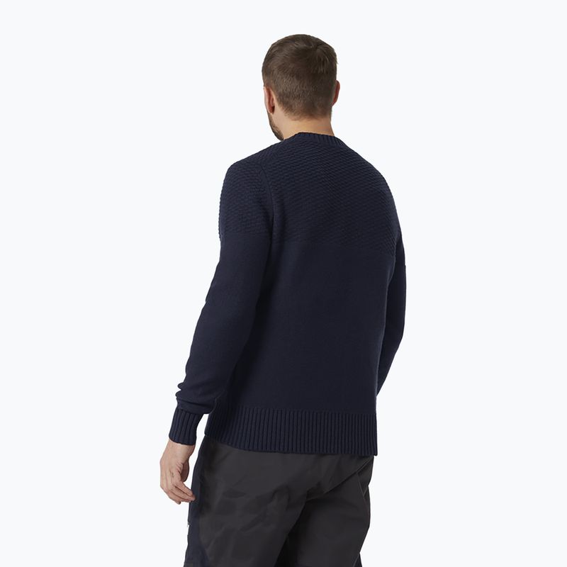 Helly Hansen férfi vitorlás pulóver Arctic Ocean Knit tengerészkék 34186_597 2
