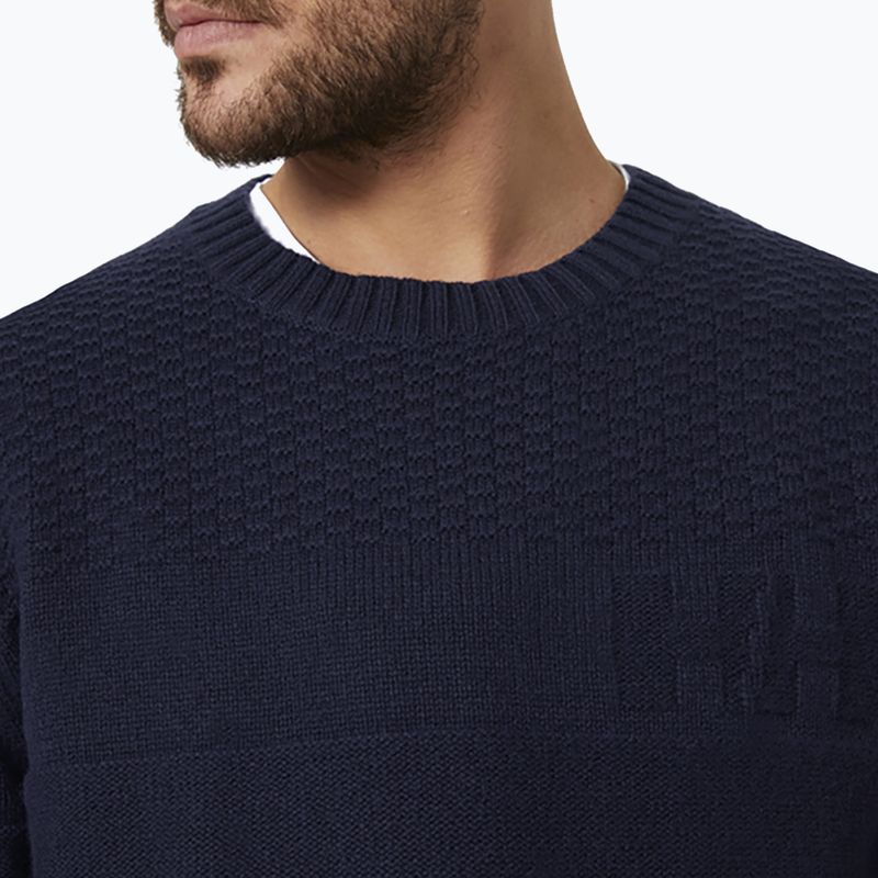 Helly Hansen férfi vitorlás pulóver Arctic Ocean Knit tengerészkék 34186_597 3
