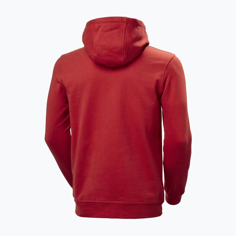 Férfi pulóver  Helly Hansen HH Logo Hoodie red 2