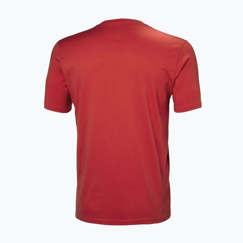 Férfi póló Helly Hansen HH Logo red 2