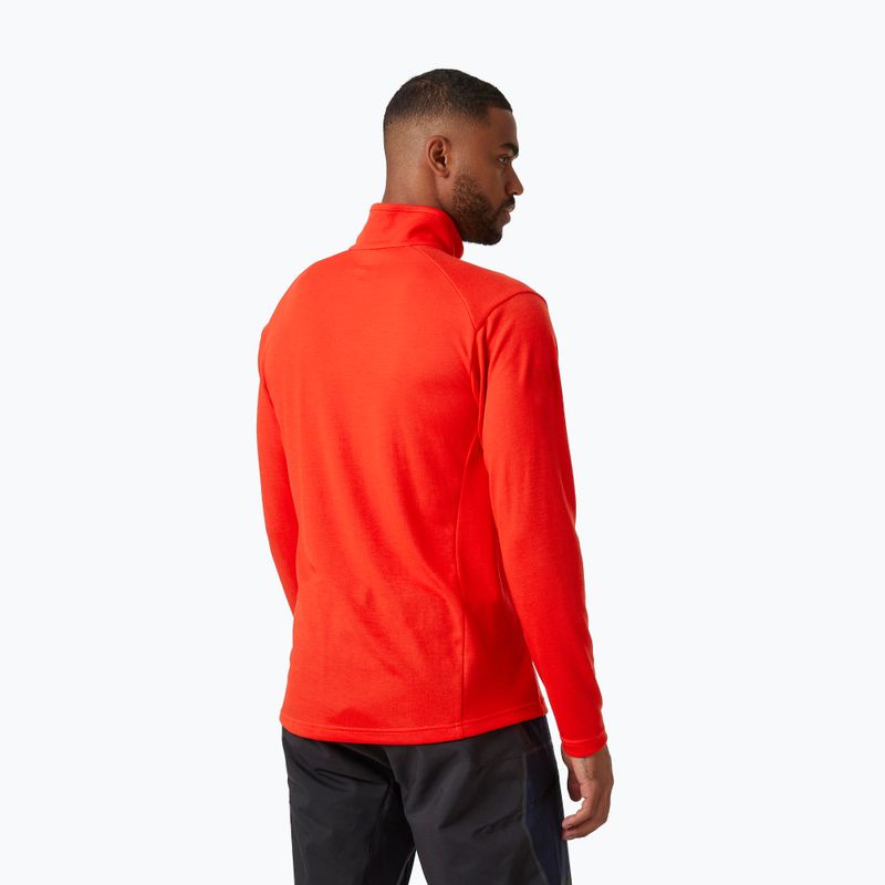 Férfi Helly Hansen Hp 1/2 Zip pulóver riasztás piros 2