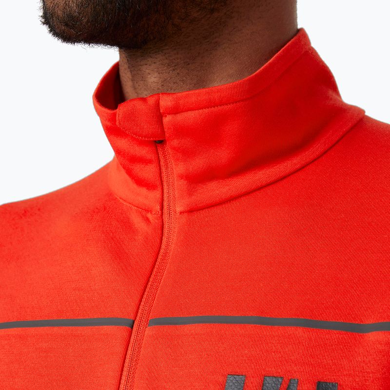 Férfi Helly Hansen Hp 1/2 Zip pulóver riasztás piros 3