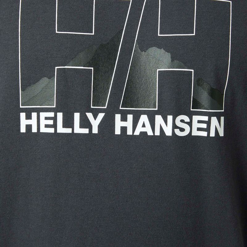 Férfi trekking póló Helly Hansen Nord Graphic 981 szürke 62978 4