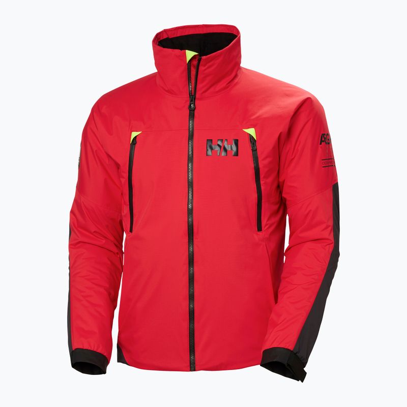 Helly Hansen Aegir H2Flow Midlayer vitorlás kabát riasztás piros 6