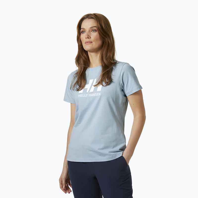 Női trekking póló Helly Hansen HH Logo kék 34112_582