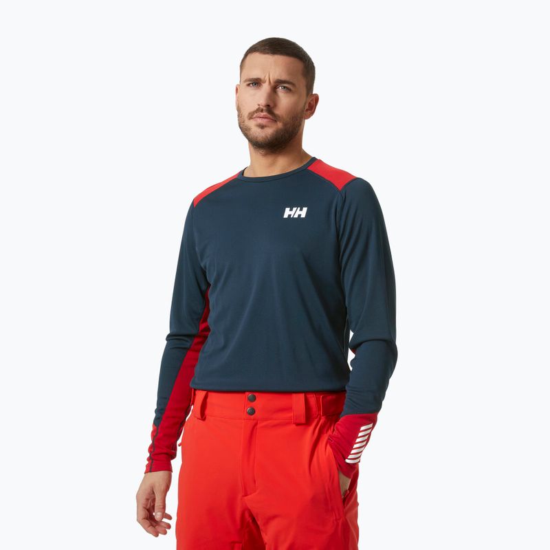 Férfi Helly Hansen Lifa Active Crew thermo melegítő pulóver navy