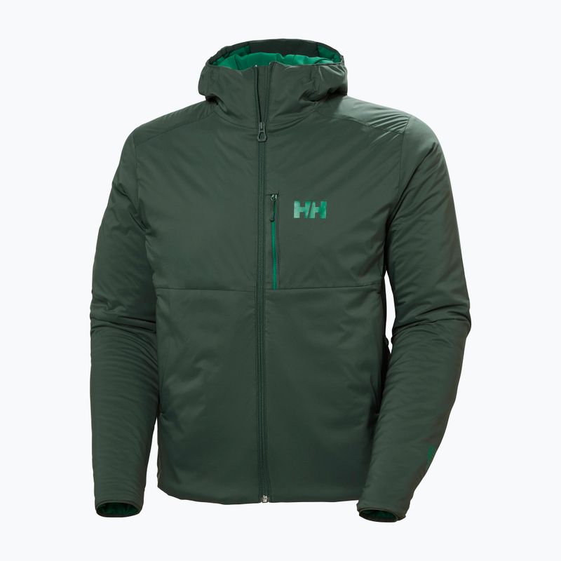 Férfi hibrid dzseki Helly Hansen Odin Stretch kapucnis szigetelő legmélyebb lucfenyő színben 5