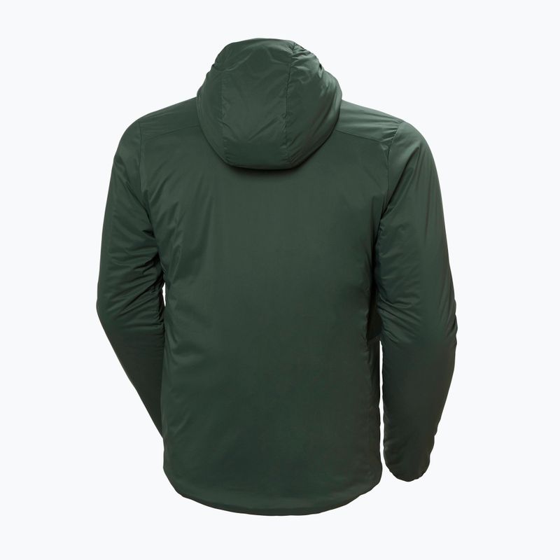 Férfi hibrid dzseki Helly Hansen Odin Stretch kapucnis szigetelő legmélyebb lucfenyő színben 6