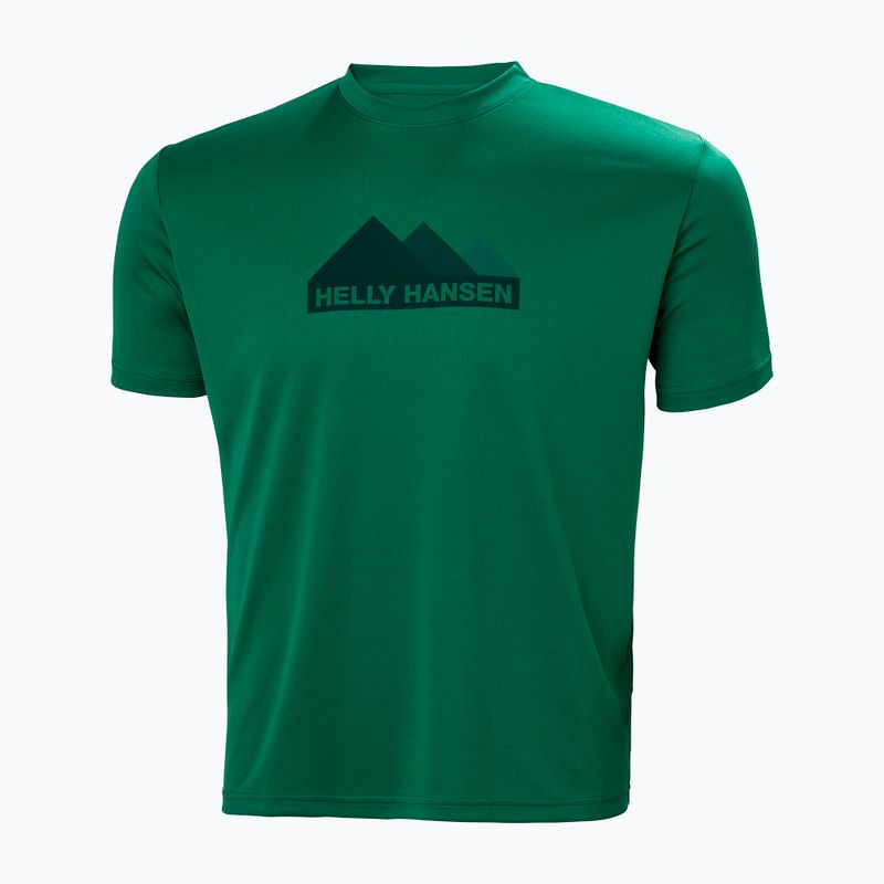 Férfi trekking póló Helly Hansen HH Tech Graphic 486 zöld 63088 4