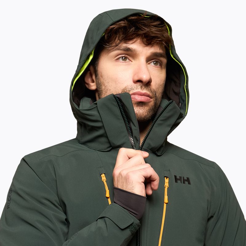 Férfi sí dzseki Helly Hansen Alpha 3.0 zöld 65551_495 3