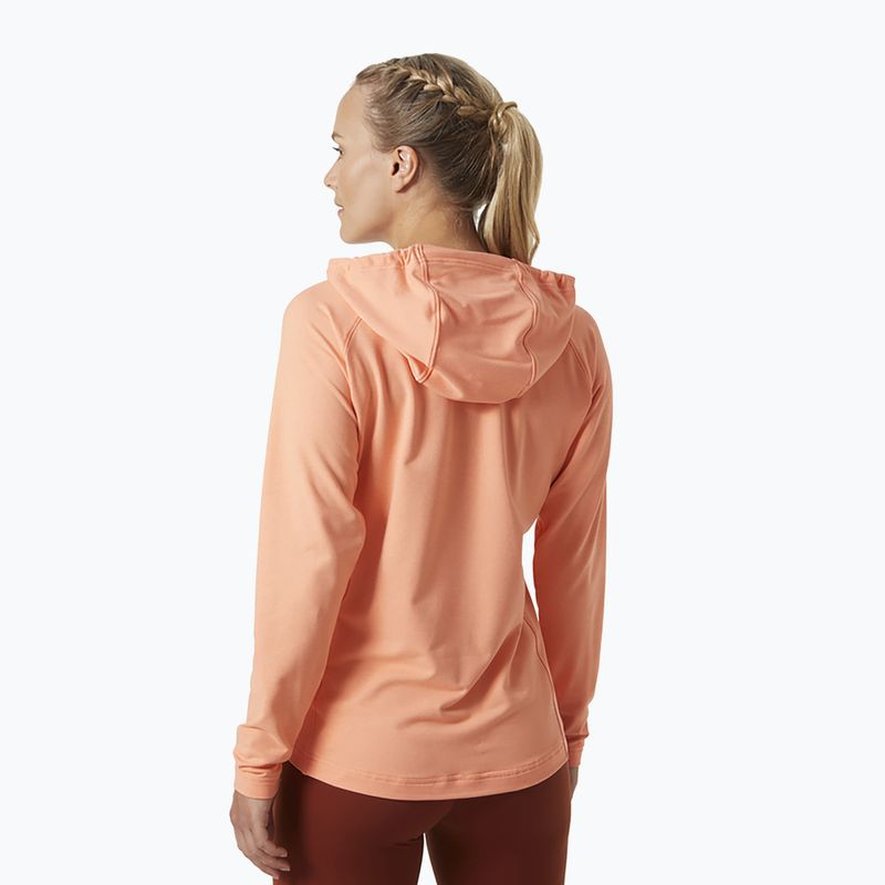 Helly Hansen női trekking pulóver Verglas Light Hoodie narancssárga 62964_058 2