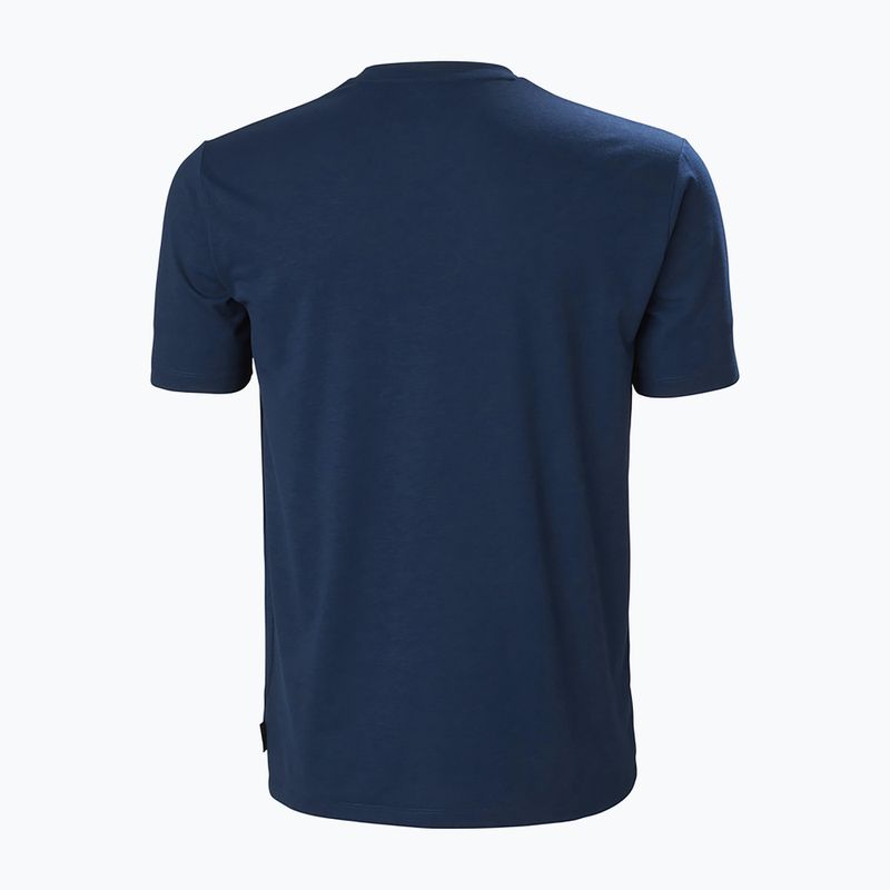 Helly Hansen Skog Recycled Graphic férfi trekking póló tengerészkék 63083_584 6