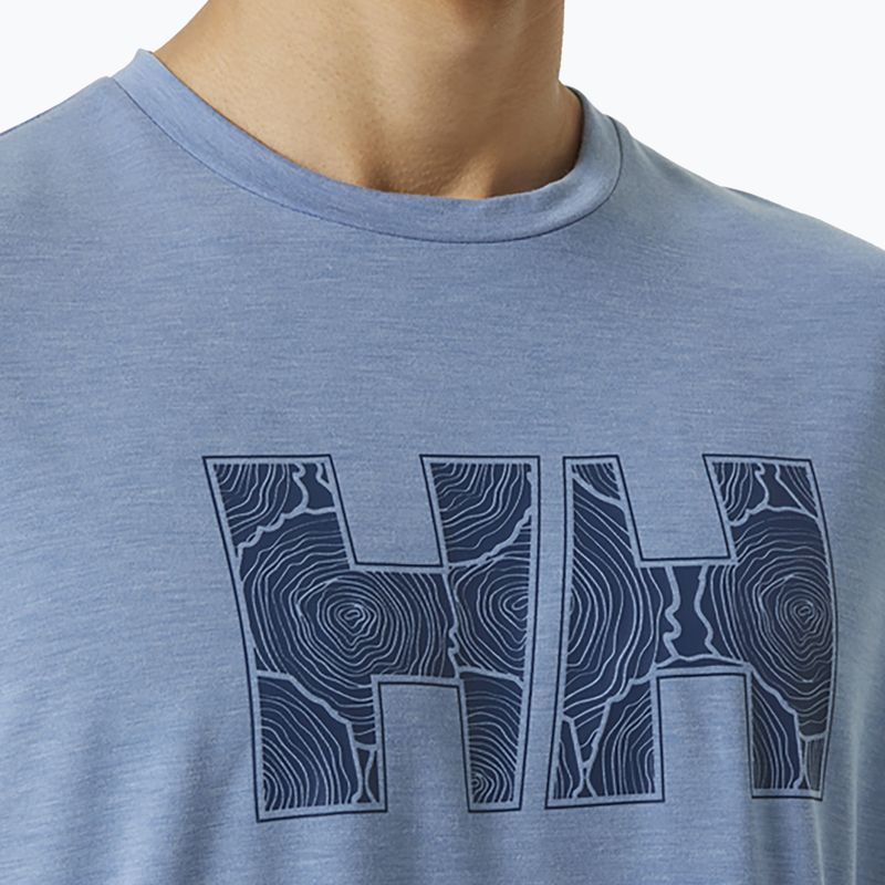Helly Hansen Skog Recycled Graphic férfi trekking ing kék 63082_636 3