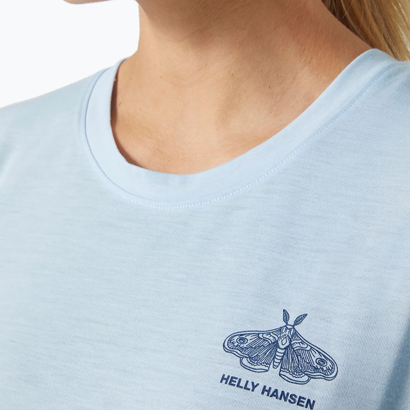 Női trekking póló Helly Hansen Skog Recycled Graphic kék 63083_513 4