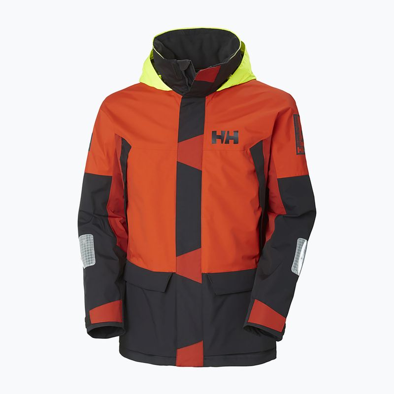 Helly Hansen férfi Newport Coastal narancssárga vitorlás kabát 34290_300 7