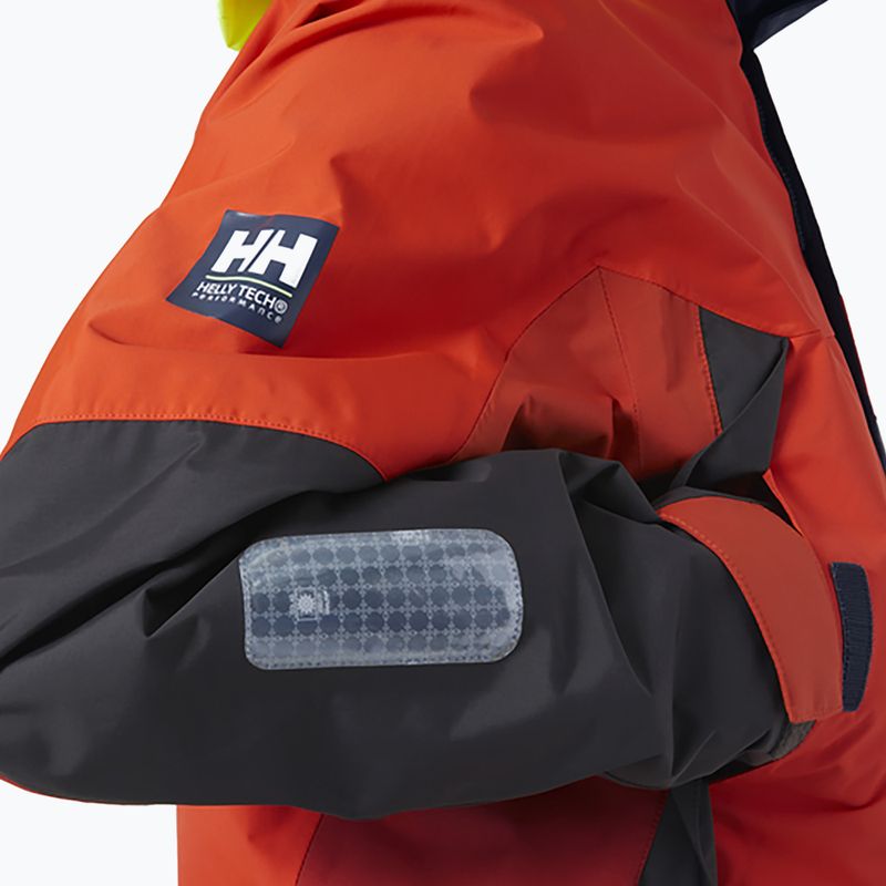 Helly Hansen férfi Newport Coastal narancssárga vitorlás kabát 34290_300 4