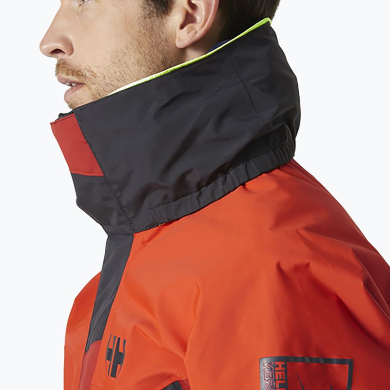 Helly Hansen férfi Newport Coastal narancssárga vitorlás kabát 34290_300 6