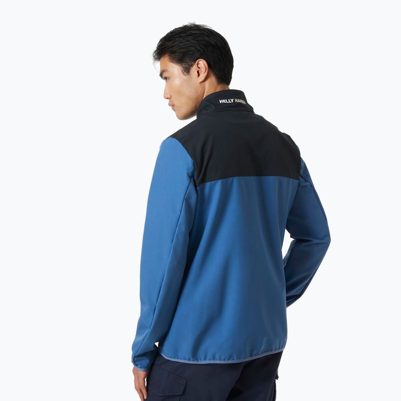 Férfi Helly Hansen Newport Softshell azurit vitorlás kabát 2
