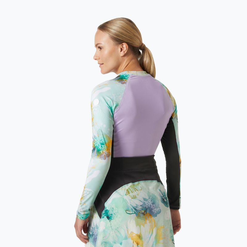 Női hosszú ujjú felső úszáshoz Helly Hansen Waterwear Rashguard jade esra 2