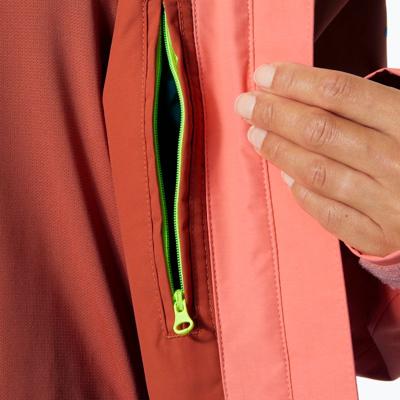 Helly Hansen női vitorlás kabát Newport Coastal terrakotta színű 5