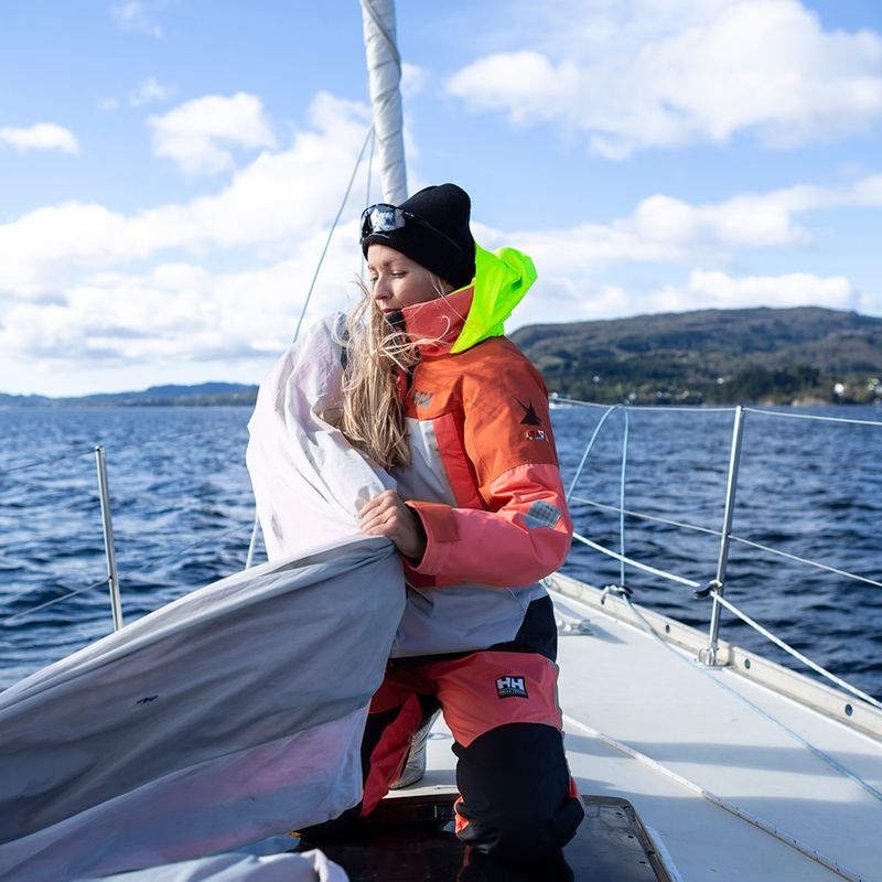 Helly Hansen női vitorlás kabát Newport Coastal terrakotta színű 11