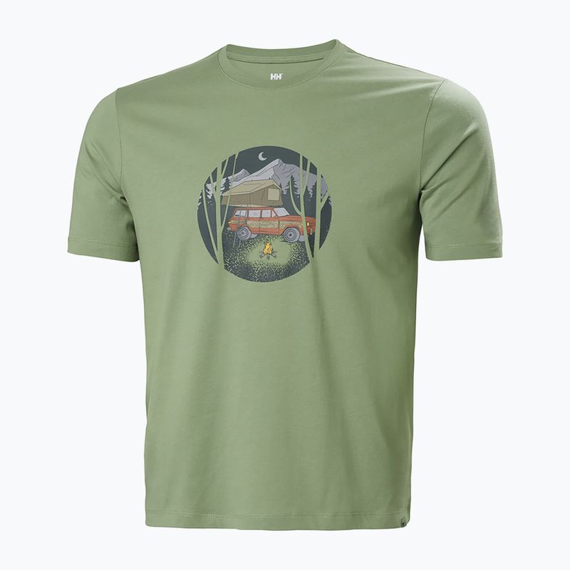Helly Hansen férfi trekking ing F2F Organic Cotton 2.0 zöld 63340_406