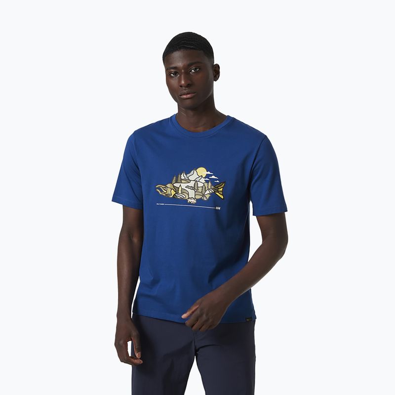 Helly Hansen férfi trekking ing F2F Organic Cotton 2.0 kék 63340_606