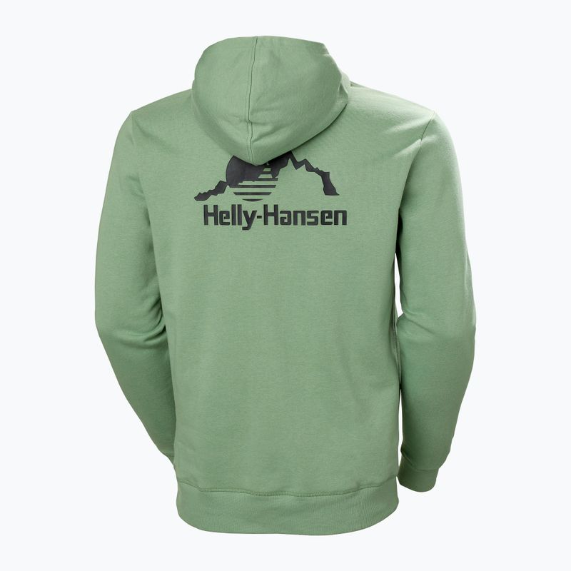 Férfi Helly Hansen Yu Hoodie 2.0 jade 2.0 melegítőfelső 2
