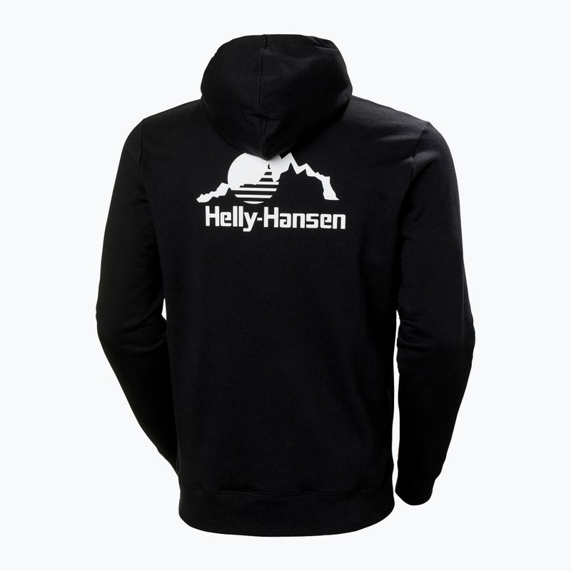 Férfi Helly Hansen Yu Hoodie 2.0 fekete 2