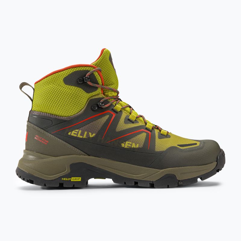 Helly Hansen Cascade Mid HT férfi túrabakancs neon moha/utility zöld 2