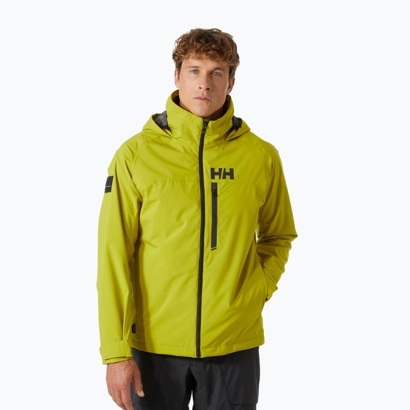 Férfi vitorlás dzseki Helly Hansen Hp Racing Lifaloft Hooded bright moss