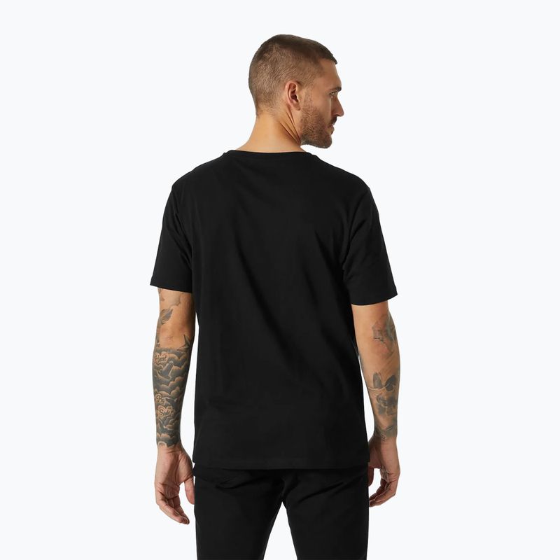 Férfi póló Helly Hansen HH Logo black 2