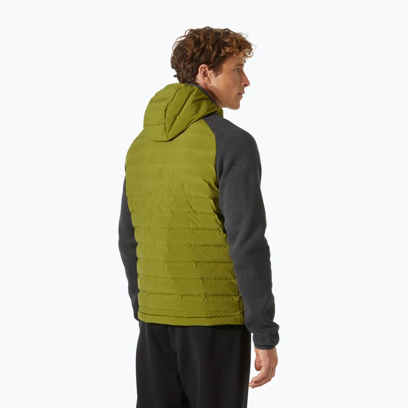 Férfi vitorlás dzseki Helly Hansen Arctic Ocean Hybrid Insulator olívazöld 2