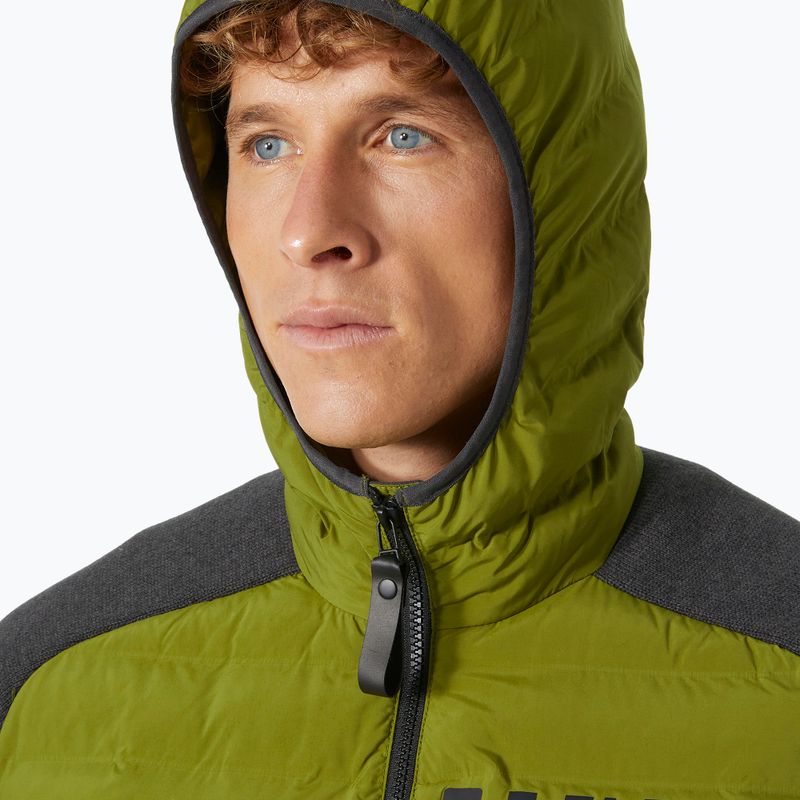 Férfi vitorlás dzseki Helly Hansen Arctic Ocean Hybrid Insulator olívazöld 3
