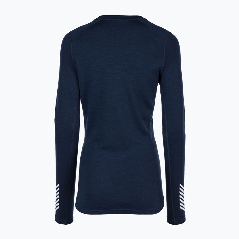 Női termál pulóver Helly Hansen Lifa Merino Midweight Gra Crew navy star pixel 6