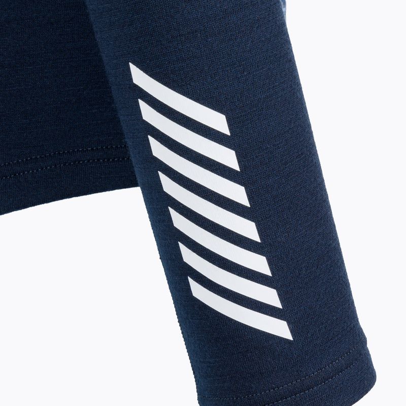Női hőaktív pulóver Helly Hansen Lifa Merino Midweight Graphic Crew navy star pixel 7