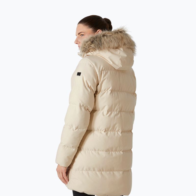 Női Blossom Puffy Parka krémszínű pehelypaplan kabát 2