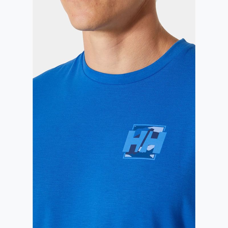 Férfi póló Helly Hansen Skog Recycled Graphic cobalt 2.0 3