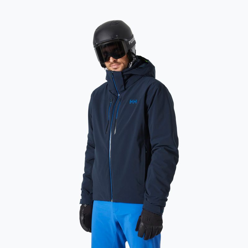 Férfi sí dzseki Helly Hansen Alpha Lifaloft navy