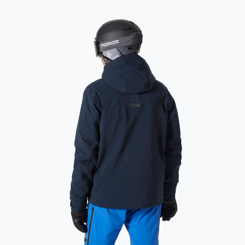 Férfi sí dzseki Helly Hansen Alpha Lifaloft navy 2