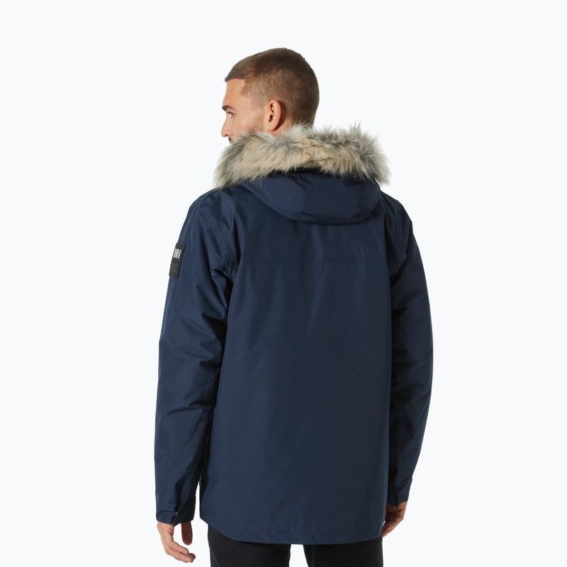 Férfi Helly Hansen Coastal 3.0 Parka pehelypaplan dzseki navy 2