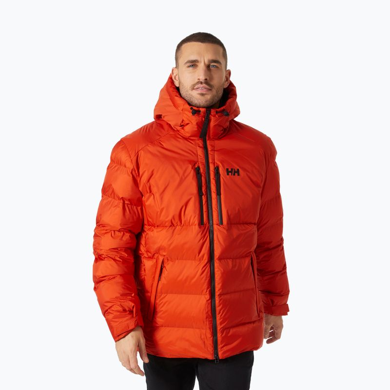 Férfi Helly Hansen Park Puff Parka pehelypaplan dzseki patrol narancssárga