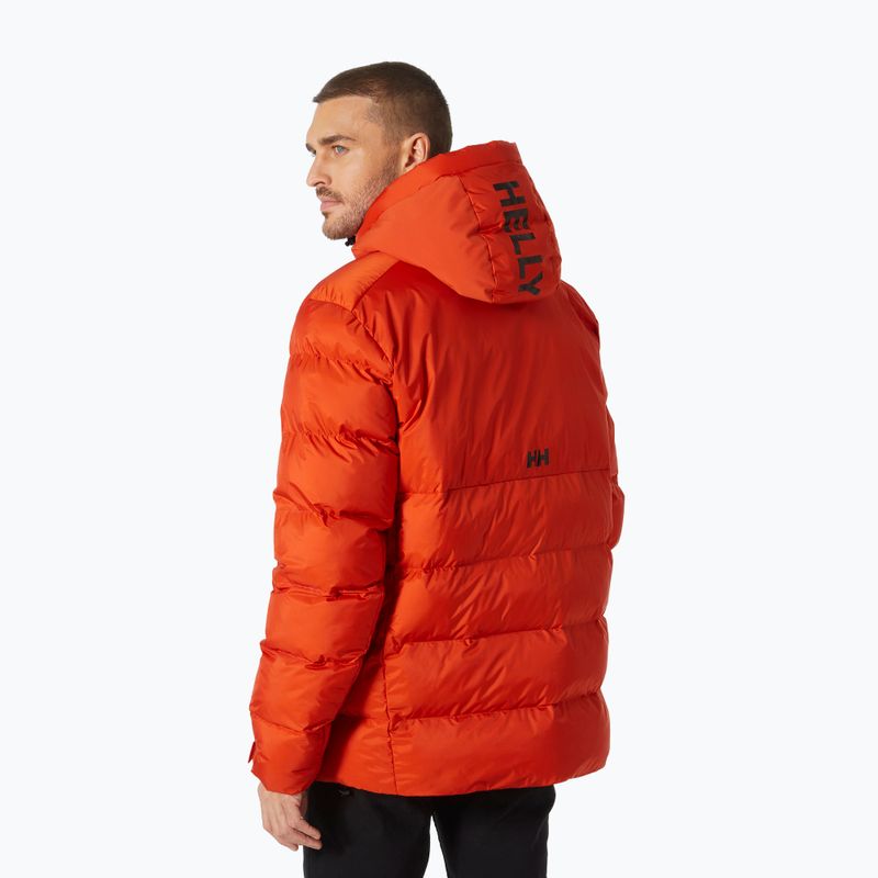 Férfi Helly Hansen Park Puff Parka pehelypaplan dzseki patrol narancssárga 2