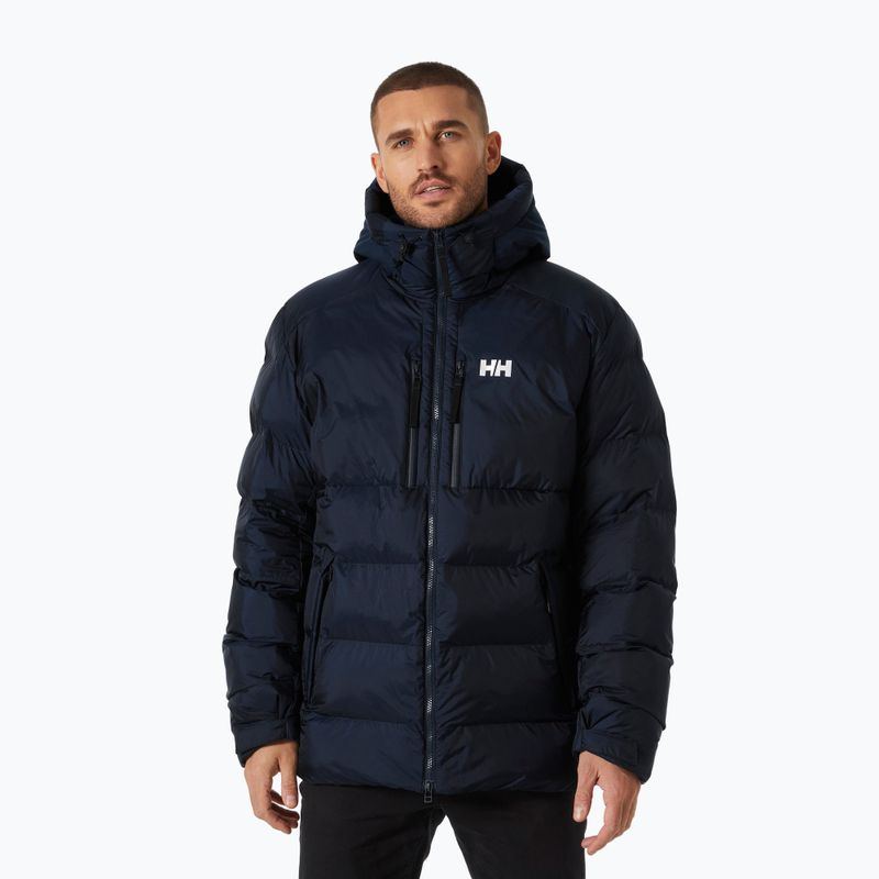 Férfi Helly Hansen Park Puff Parka navy pehelypaplan dzseki