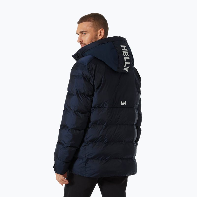 Férfi Helly Hansen Park Puff Parka navy pehelypaplan dzseki 2