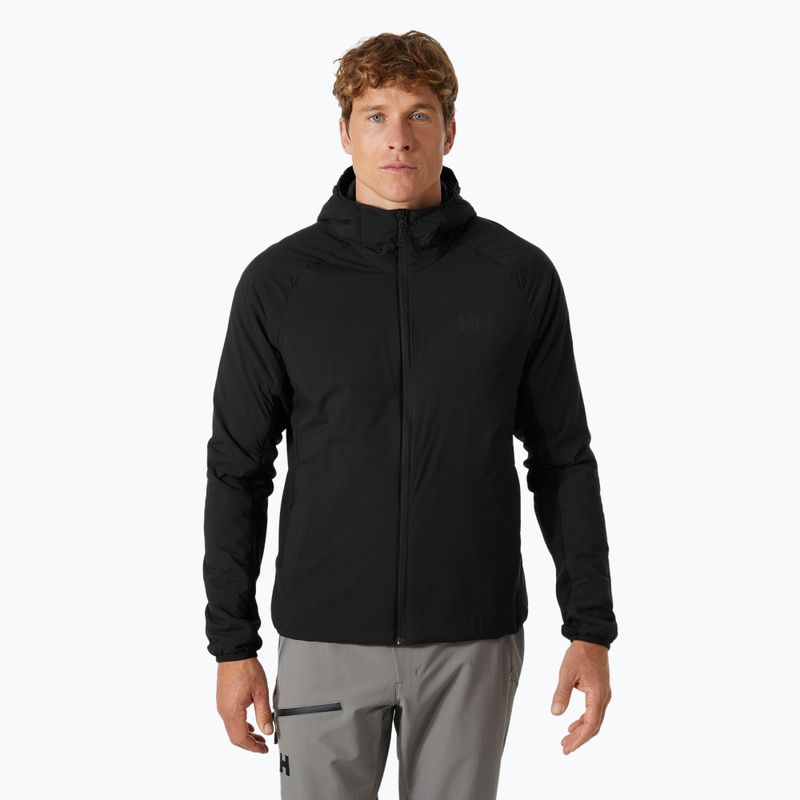 Férfi Helly Hansen Odin Lt Stretch Hood Ins 2.0 hibrid kabát fekete