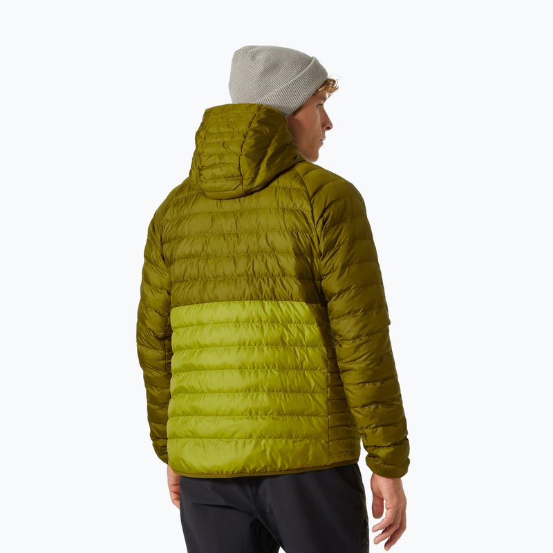 Férfi Helly Hansen Banff Hooded Insulator pehelypaplan dzseki világos moha 2