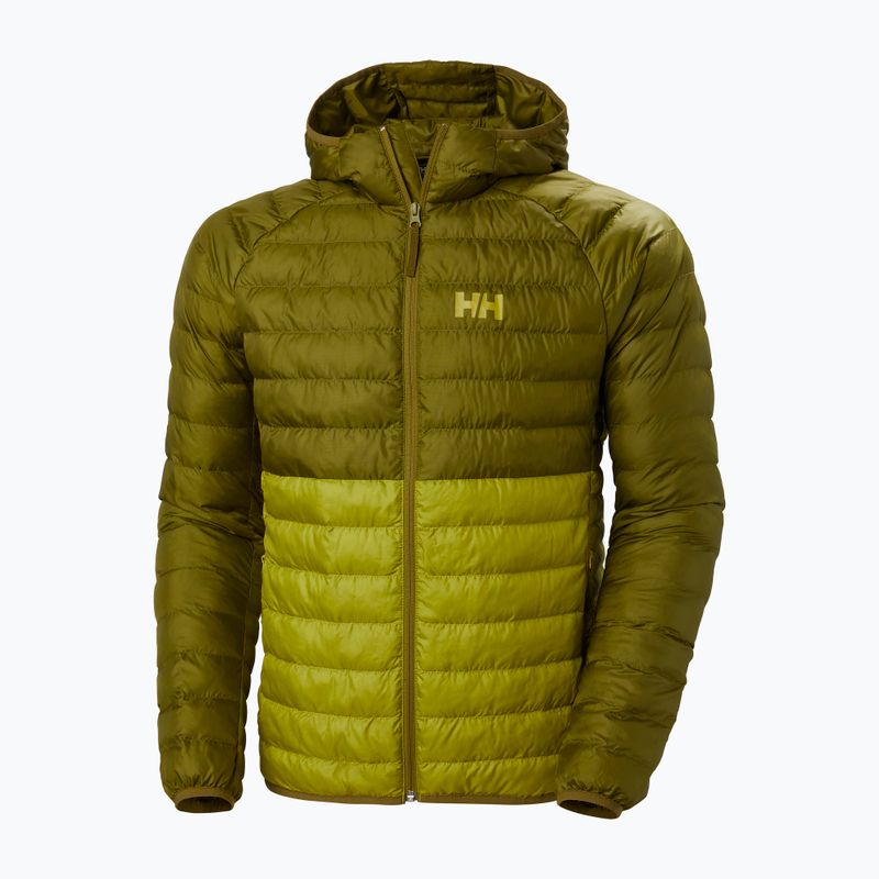 Férfi Helly Hansen Banff Hooded Insulator pehelypaplan dzseki világos moha 11